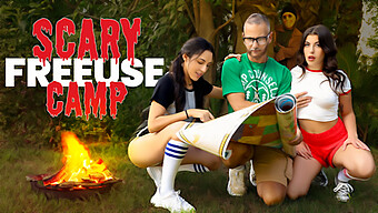 Freeuse Fantasy Presents A Thrilling Camp Of Freeplay With Inked Lovers Gal Ritchie, Selena Ivy, And Calvin Hardy In A Tantalizing Threesome.