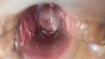 Creamy Orgasm Inside Vagina With Speculum